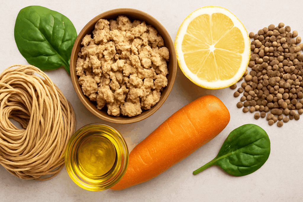Clean Label Instant Noodles Carrot Vegetables