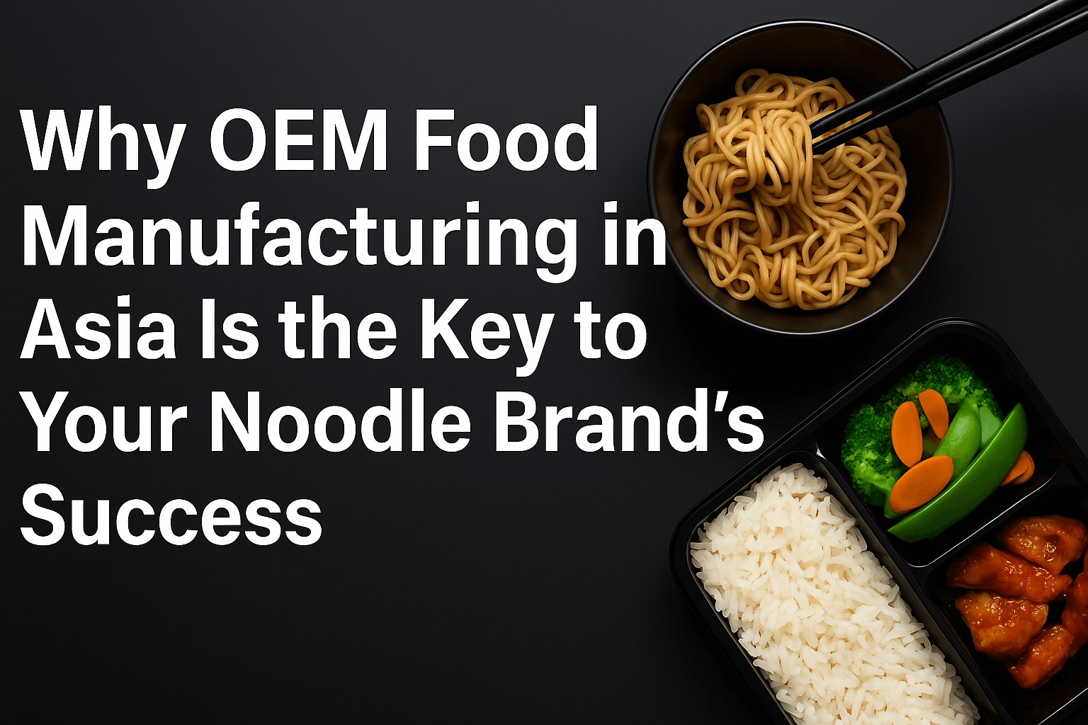Why OEM Food manufacturing in Asia Is the Key to Your Noodle Brand’s Success