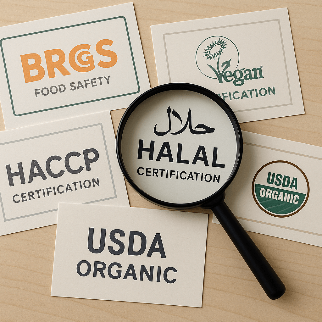 Food Certifications for UK and ASEAN Export | Kimdee