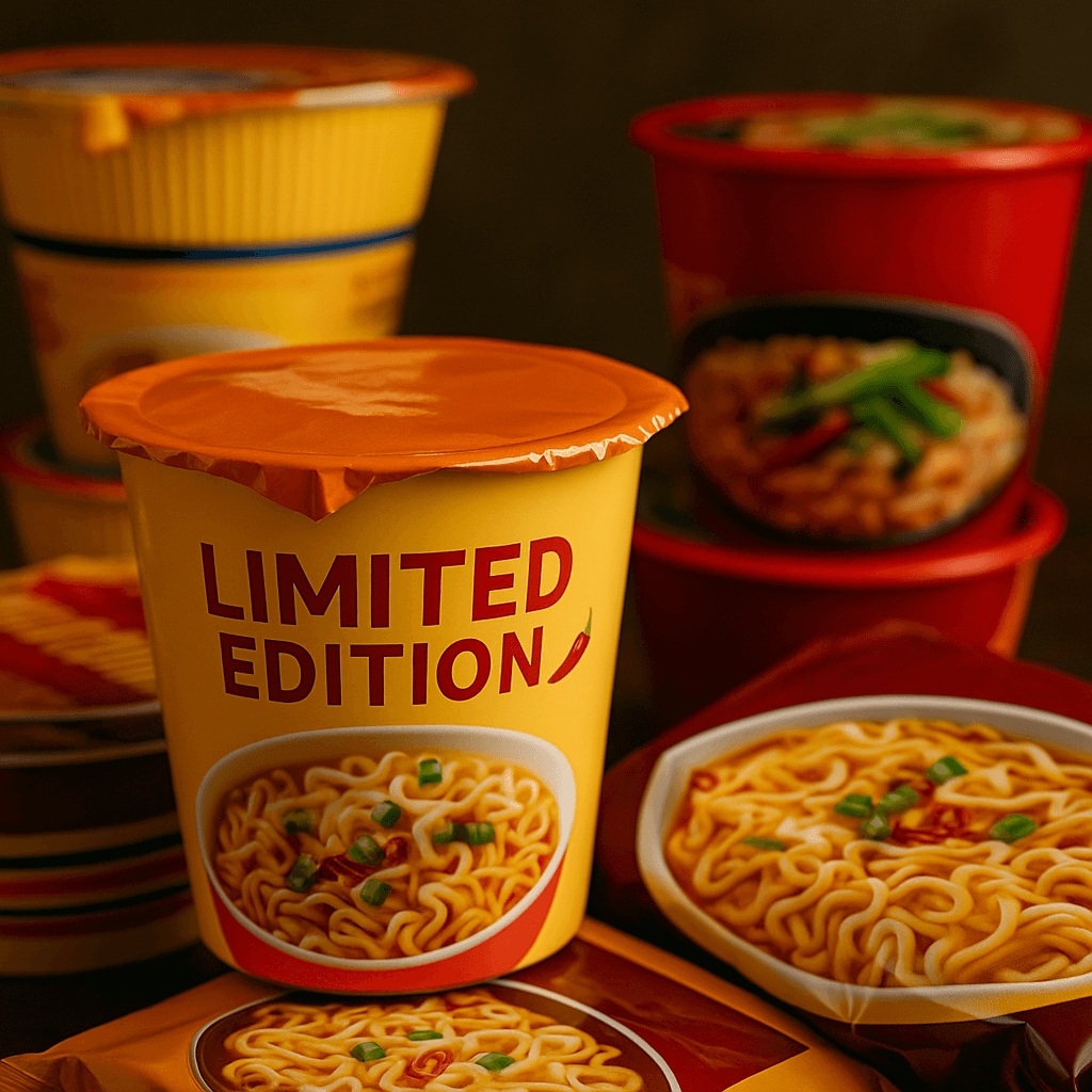 Limited Edition Instant Noodles for Retail Promotions | Kimdee